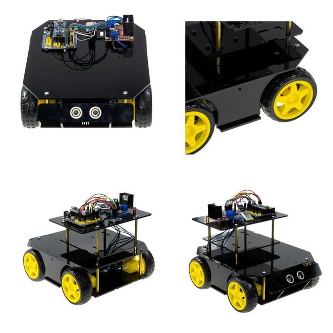 REX Evolution Serisi Survivor Robot Kiti - 4 in 1 (mBlock5 ve Arduino IDE Uyumlu) - E-Kitap Hediyeli