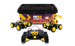 REX Evolution Serisi Super Star Transformers - 8 in 1 (Micropython ve Arduino IDE Uyumlu) - E-Kitap Hediyeli - Thumbnail