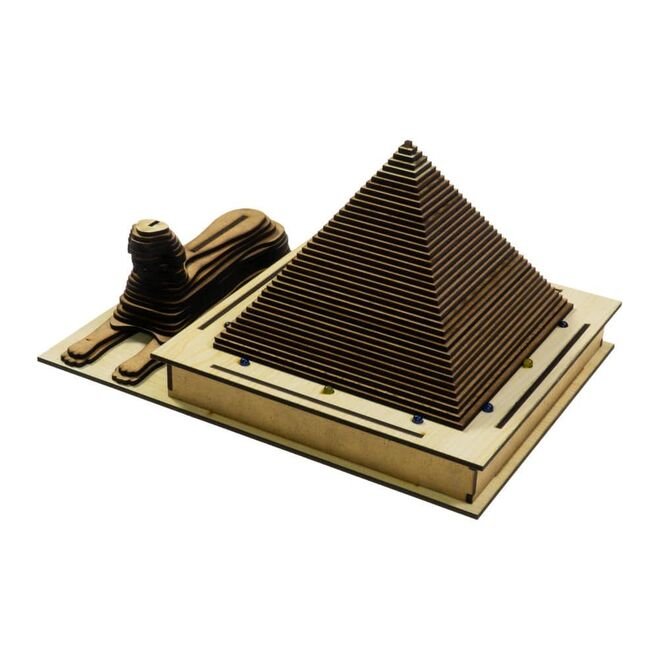 R.E.X Woody Series D.I.Y Egyptian Pyramids - Keops