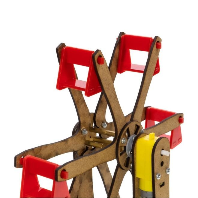 REX Woody Serisi D.I.Y Dönme Dolap - Ferris Wheel - (Boyanabilir) - STEM