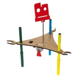 REX Woody Serisi D.I.Y Kalem Tutan Robot - ArtistBot - (Boyanabilir) - STEM - Thumbnail