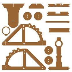 REX Woody Serisi D.I.Y Mancınık (Catapult) - Boyanabilir - STEM - Thumbnail