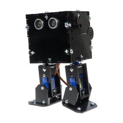 Robotistan Plexi Otto Robot - Black - Thumbnail