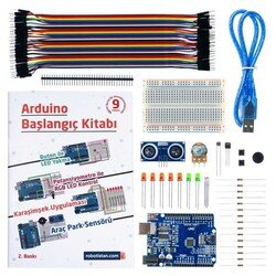 Robotistan Uno Starter Kit - Compatible with Arduino (with Turkish booklet) - Thumbnail