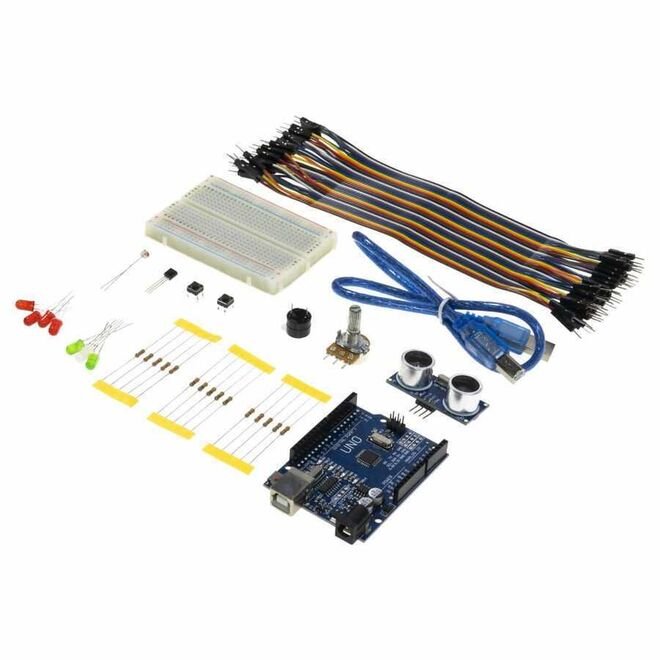 Robotistan Uno Starter Kit - Compatible with Arduino (with Turkish booklet)