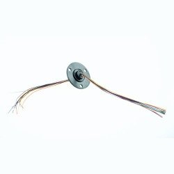 Rotating Cable Slip Ring with Flange (12 Cable and with JST-SH Socket) - Thumbnail