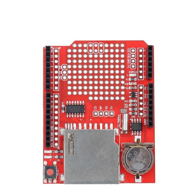 RTC + SD Kart Data Logger Shield (Arduino Uyumlu)