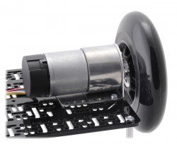 Scooter/Kaykay Tekerleği - 100x24 mm, Siyah - PL3278 - Thumbnail