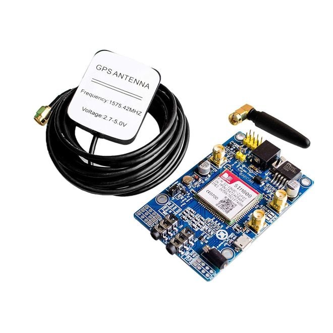 SIM808 GSM/GPRS/GPS Geliştirme Kartı (Arduino ve Raspberry Pi Uyumlu)