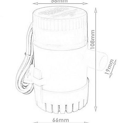 Sıvı Pompası - 750GPH (24 V) - SFBP2-G750-01 