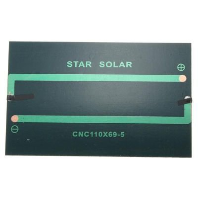 Solar Panel - 1.5V 500mA 110x70mm