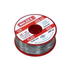 Soldex 0.5 mm 200 g Lehim Teli (%60 Sn / %40 Pb) - Thumbnail