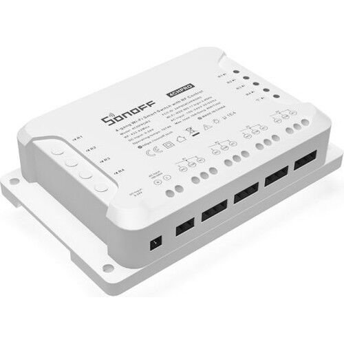 Sonoff 4CHPROR3 - 4-Channel Smart Relay Board - Google and Alexa Compatible