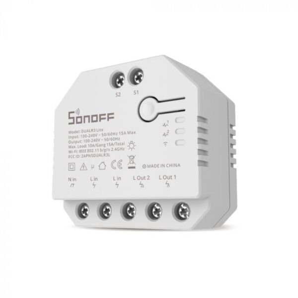 Sonoff DUAL R3 LITE - Smart Switch - Google and Alexa Compatible