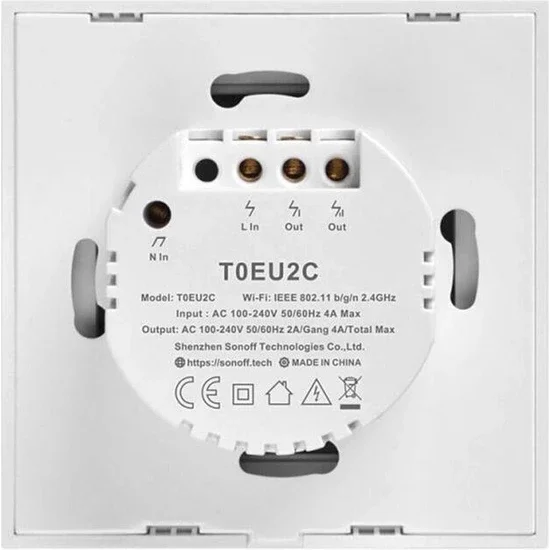 Sonoff T0EU2C - Smart Switch- Google and Alexa Compatible