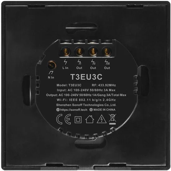 Sonoff T3EU3C - Smart Switch- Google and Alexa Compatible - Thumbnail