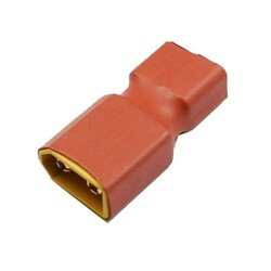 T Plug XT60 Dönüştürücü Erkek - Konektör Çevirici (Batarya ve Şarj Aleti için Uyumlu) - Thumbnail