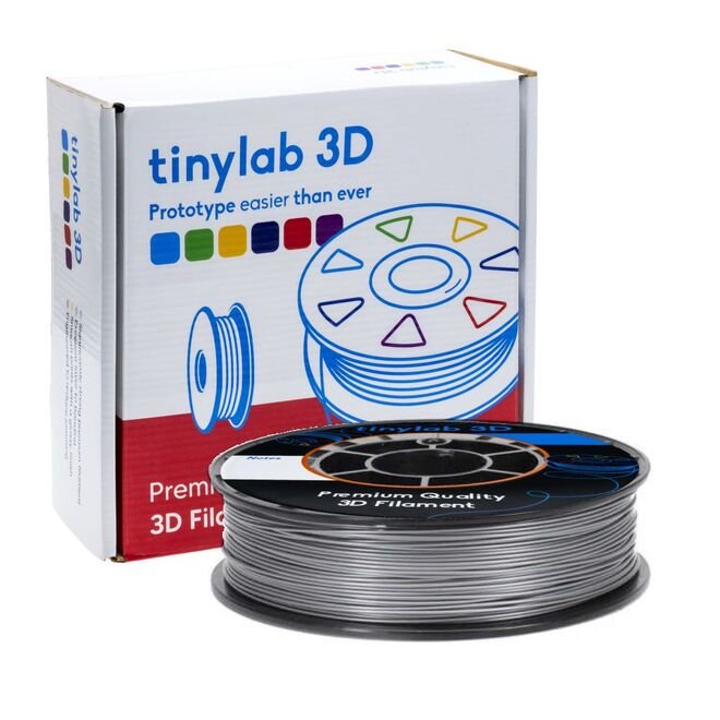 tinylab 3D 1.75 mm ABS Filament - Silver 