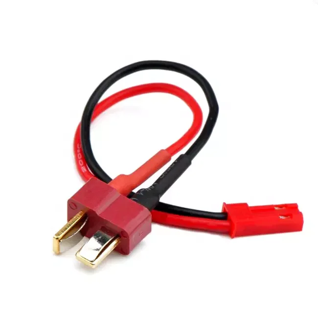 T Plug to JST Dönüştürücü Kablolu Konnektör - 20AWG 15cm - Thumbnail