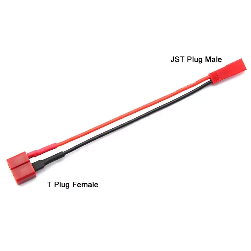 T Plug to JST Dönüştürücü Kablolu Konnektör - Erkek 20AWG 15cm