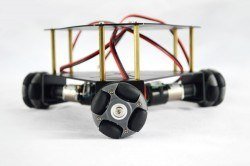 Üçgen 48 mm Omniwheel Robot Platformu (Enkoderli Motorlar ile), 15001 - Thumbnail