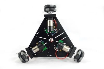 Üçgen 48 mm Omniwheel Robot Platformu (Enkoderli Motorlar ile), 15001