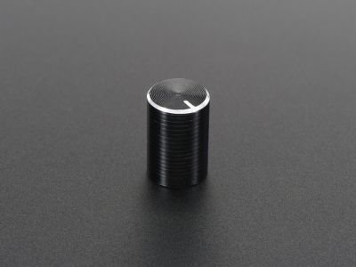 Ufak Metal Potansiyometre Başlığı - 10 mm Çap, 15 mm Uzunluk
