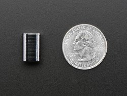 Ufak Metal Potansiyometre Başlığı - 10 mm Çap, 15 mm Uzunluk - Thumbnail