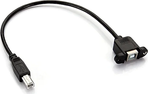 USB B Erkek - B Dişi Panel Tipi Dönüştürücü - Thumbnail