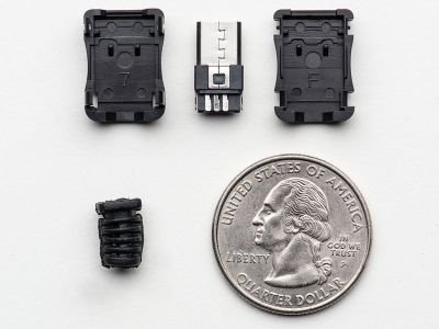 USB Micro-B Tipi Kılıflı Soket