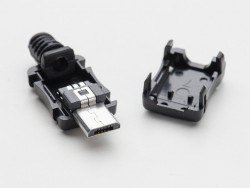 USB Micro-B Tipi Kılıflı Soket - Thumbnail