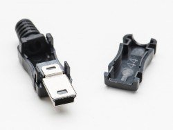 USB Mini-B Tipi Kılıflı Soket - Thumbnail