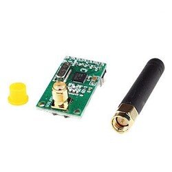 Wireless NRF905 Sub-1GHz Transceiver Module (with Antenna) - Thumbnail