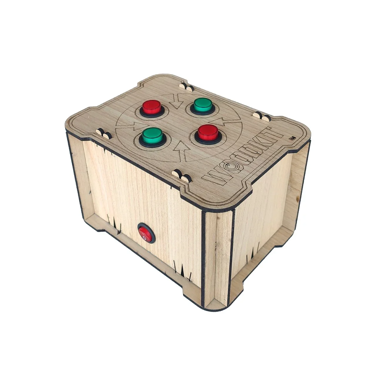 Wood-Kit Robotik Kodlama kiti - Renkli Hafıza Oyunu
