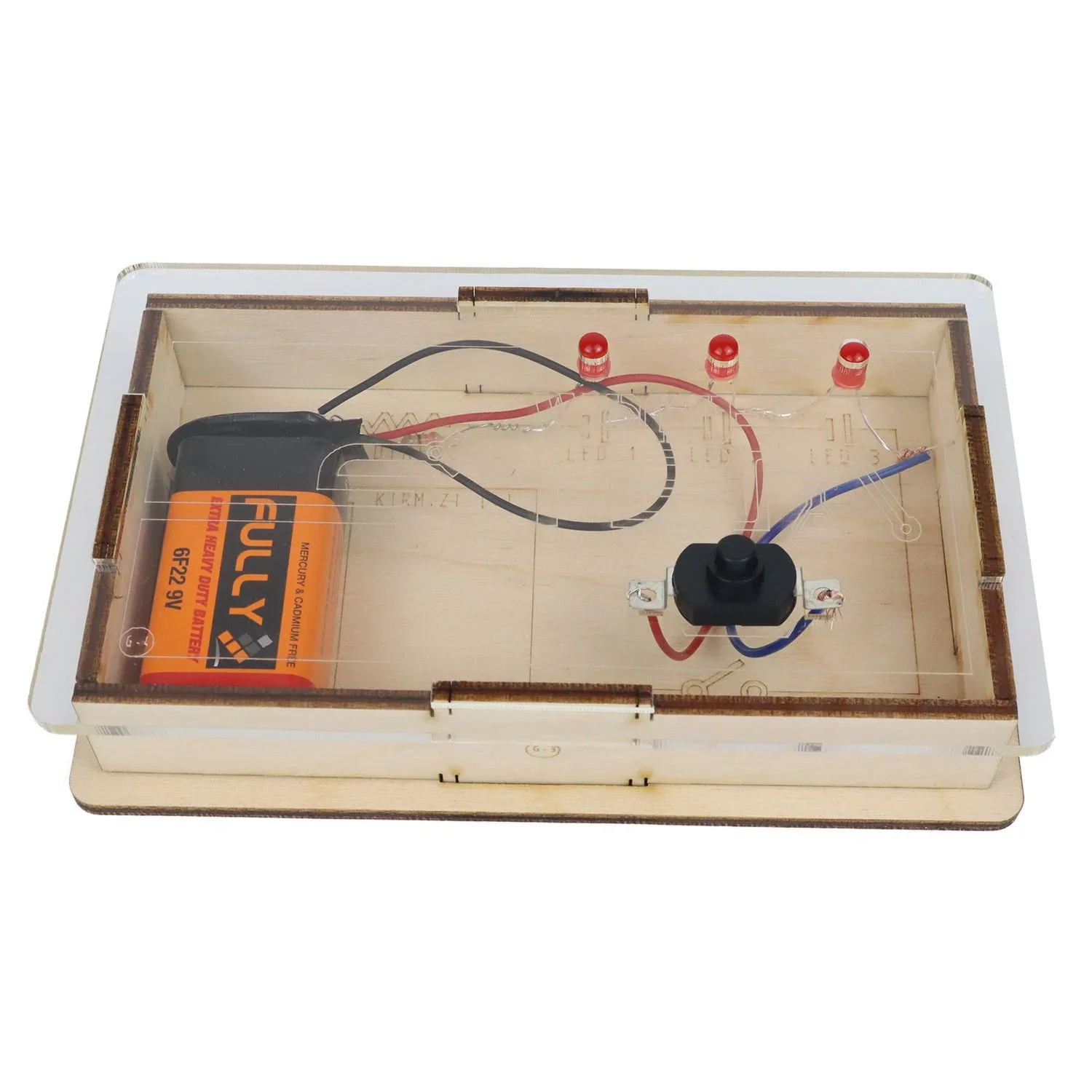 Wood-Kit STEM Robotik Kodlama - Mini Gece Lambası - Thumbnail